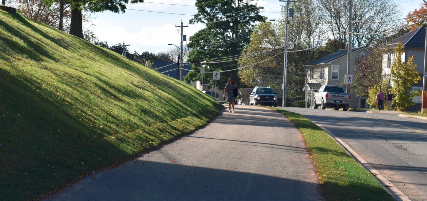 AT Trail St. Ninian Street looking west, October 2026