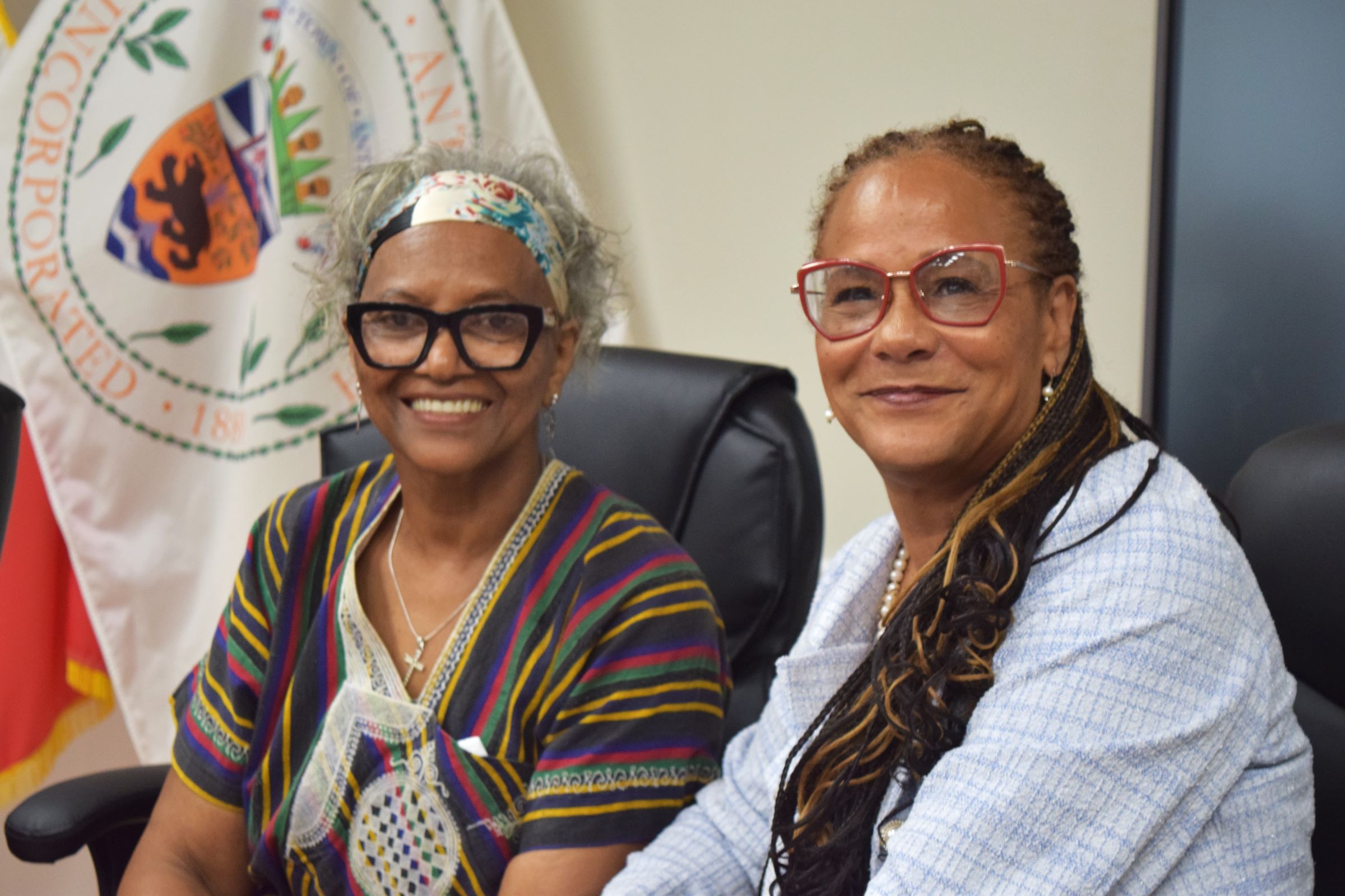 Lorraine Reddick, left, and Dr. Wendy Mackey, right Image with Lorraine Reddick and Dr. Wendy Mackey, panelists with Emancipate Your Mind